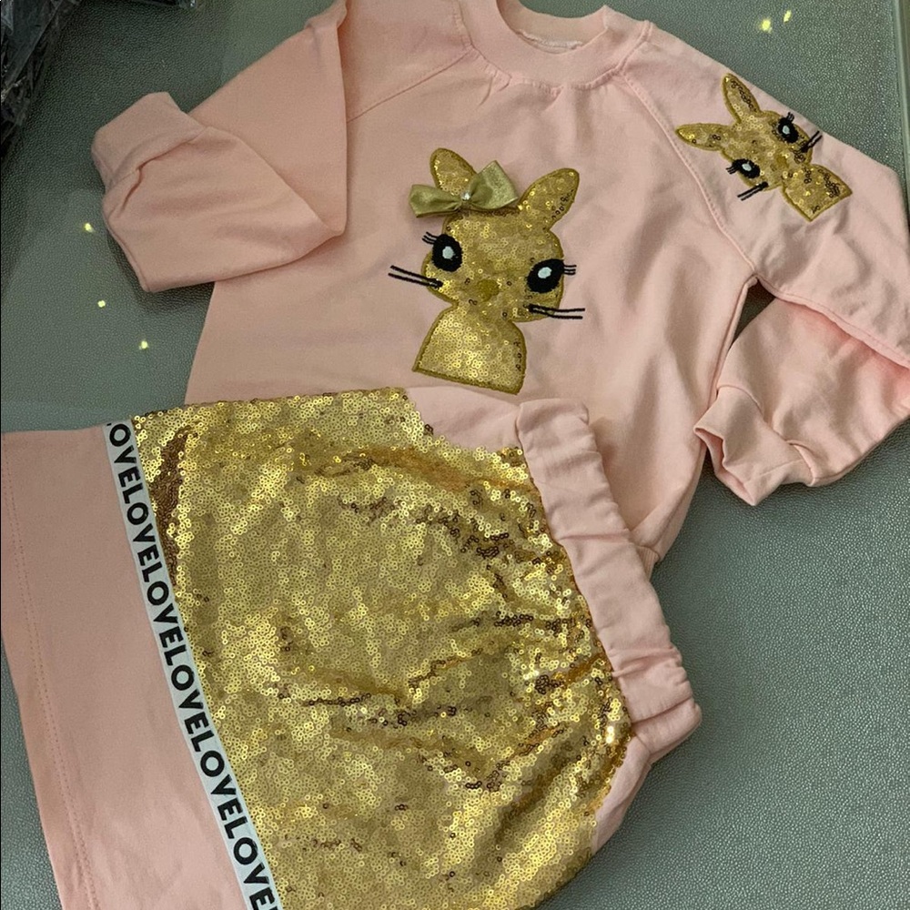 Skirt and blues set